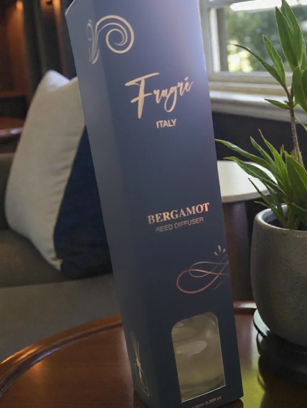 Fragre Italy Bergamot Reed Diffuser - 3.38fl oz